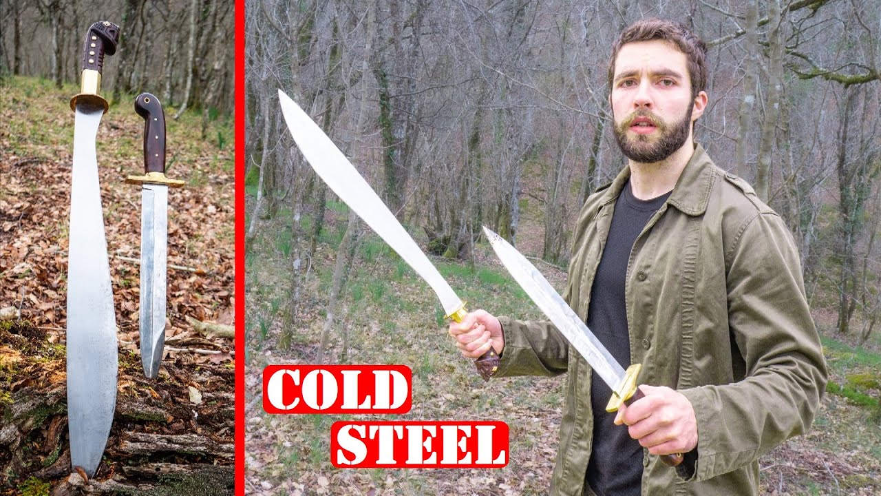 Prueba Y SORTEO De Dos Monstruos De Cold Steel - Cuchillo Ejército EEUU 1849 Y Espada Filipina