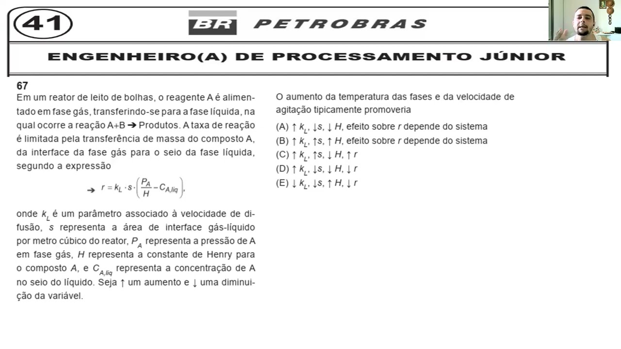 Prova Engenheiro de Processamento Petrobras 2014 Questões 66 a 69