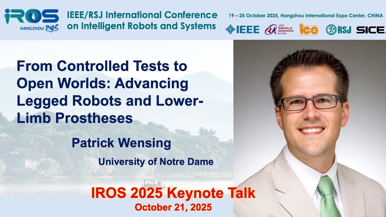 Patrick Wensing - "From Controlled Tests to Open Worlds"