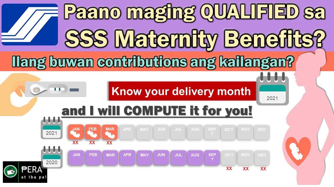 SSS Maternity Qualifying Period - Ilang monthly contributions ang kailangan?