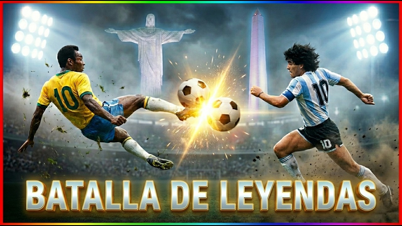 Pelé y Maradona: Dos leyendas del fútbol y de los Mundiales 🏆⚽