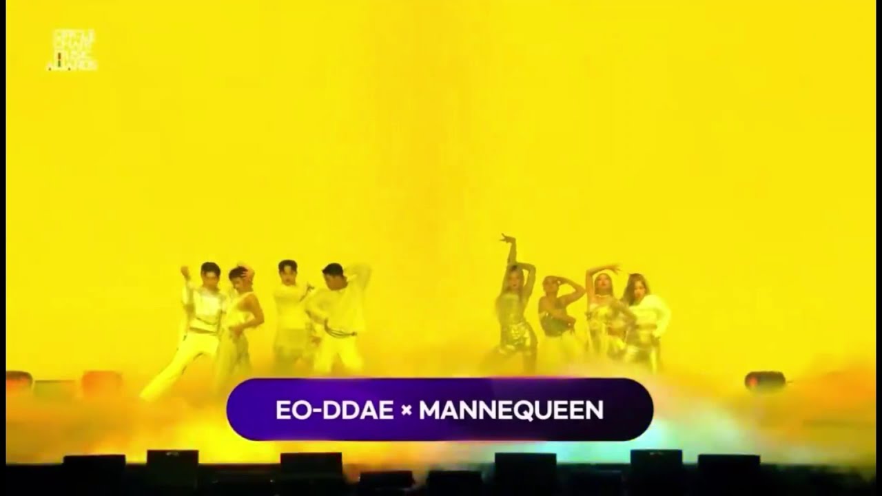 Mannequeen x Eoddae Opening Collab Stage at the “2023 Circle Chart Music Awards.”