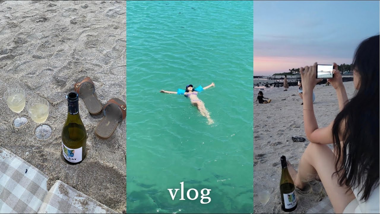 [vlog] 힙한 제주여행 브이로그 | 서쪽 2박3일 여행 애월.협재.한림  | 판포포구 | 제주맛집, 협재카페추천 | 잔물결 카페연희 | 여름에 가볼 제주도 핫플