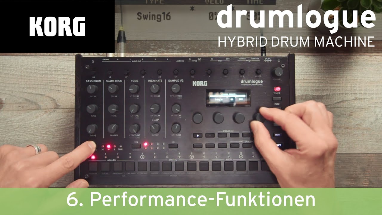 KORG drumlogue Groove-Guide - Folge 6: Performance-Funktionen