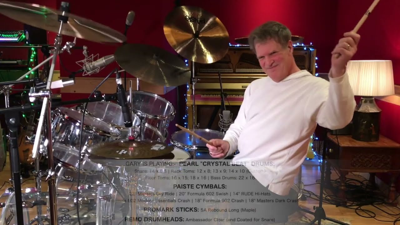 Gary Husband - 1st drum solo on the new Ghostie Pearl Crystal Beat set, May 2023