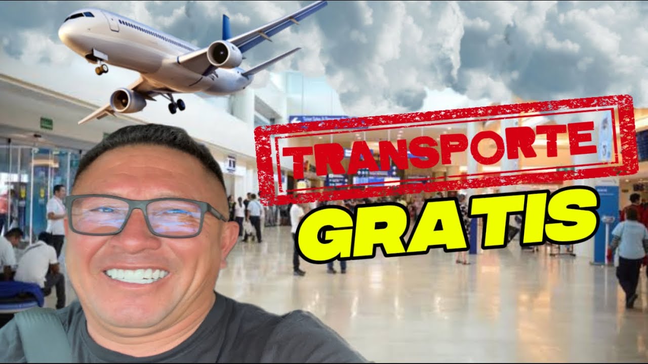 LO que NO SABIAS ❌ del AEROPUERTO de CANCUN ✈️🚨| TRANSPORTE GRATIS 🚍✅