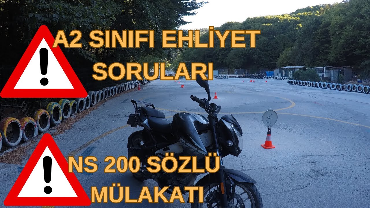 Bajaj Pulsar NS 200 Ehliyet Sınavı Sözlü Mülakat Soruları