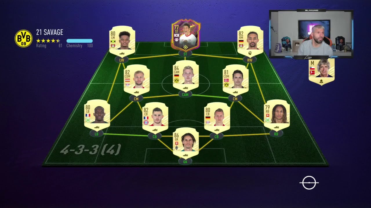 El Kun Aguero vuelve a jugar FIFA 21 Fut Champions