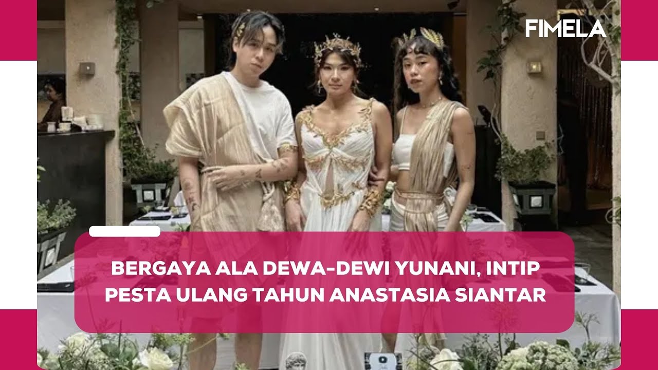 Bertemakan Dewa Dewi Yunani, Begini Keseruan OOTD Influencer di Ulang Tahun Anastasia Siantar