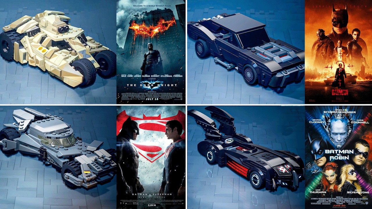 All Vehicles & Where They're From - Lego Batman: Legacy of the Dark Knight