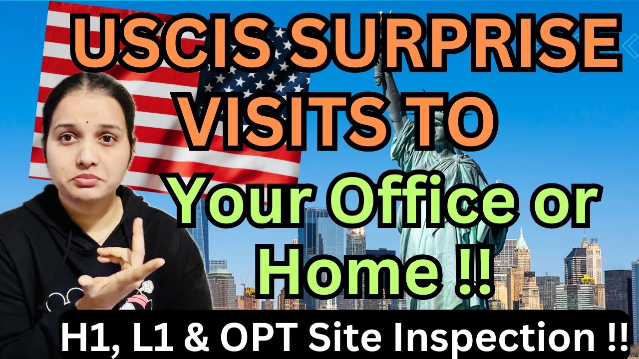USCIS surprise visits to your office or home||FDNS Site visits in USA ||#namasteyamericateluguvlogs 