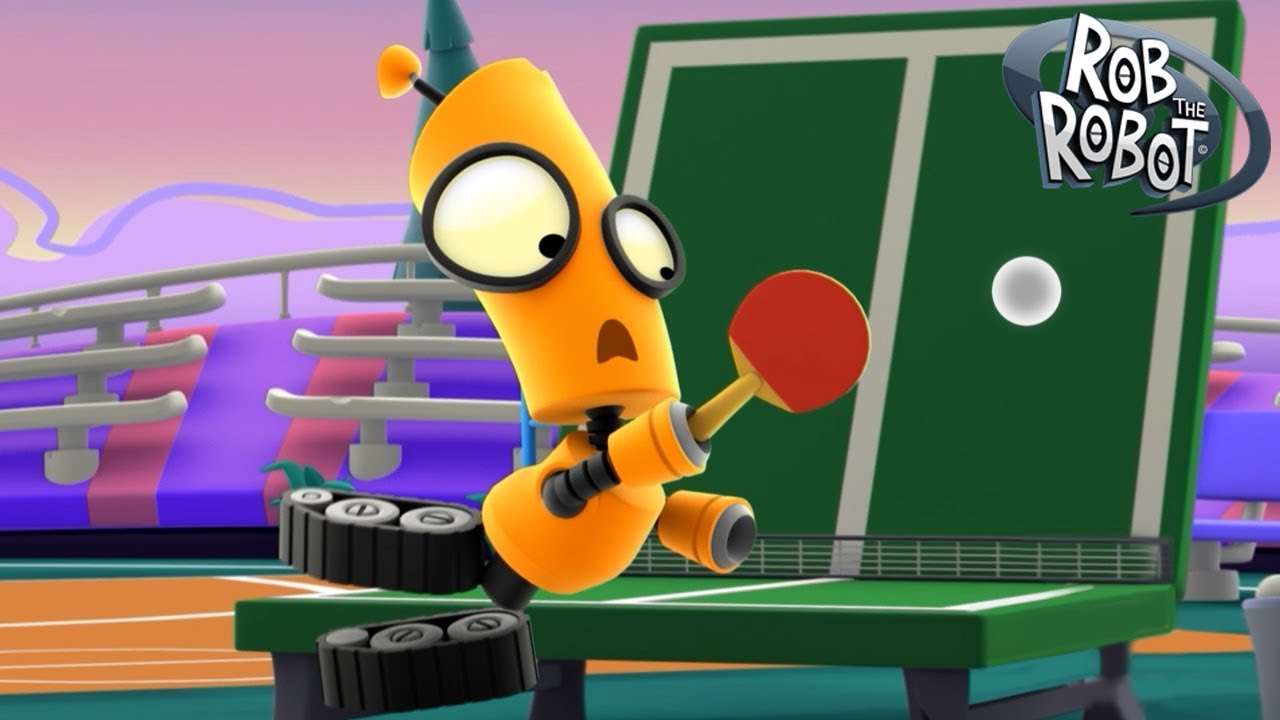 The Ping Pong Goof! 🏓 | Rob The Robot | Preschool Learning