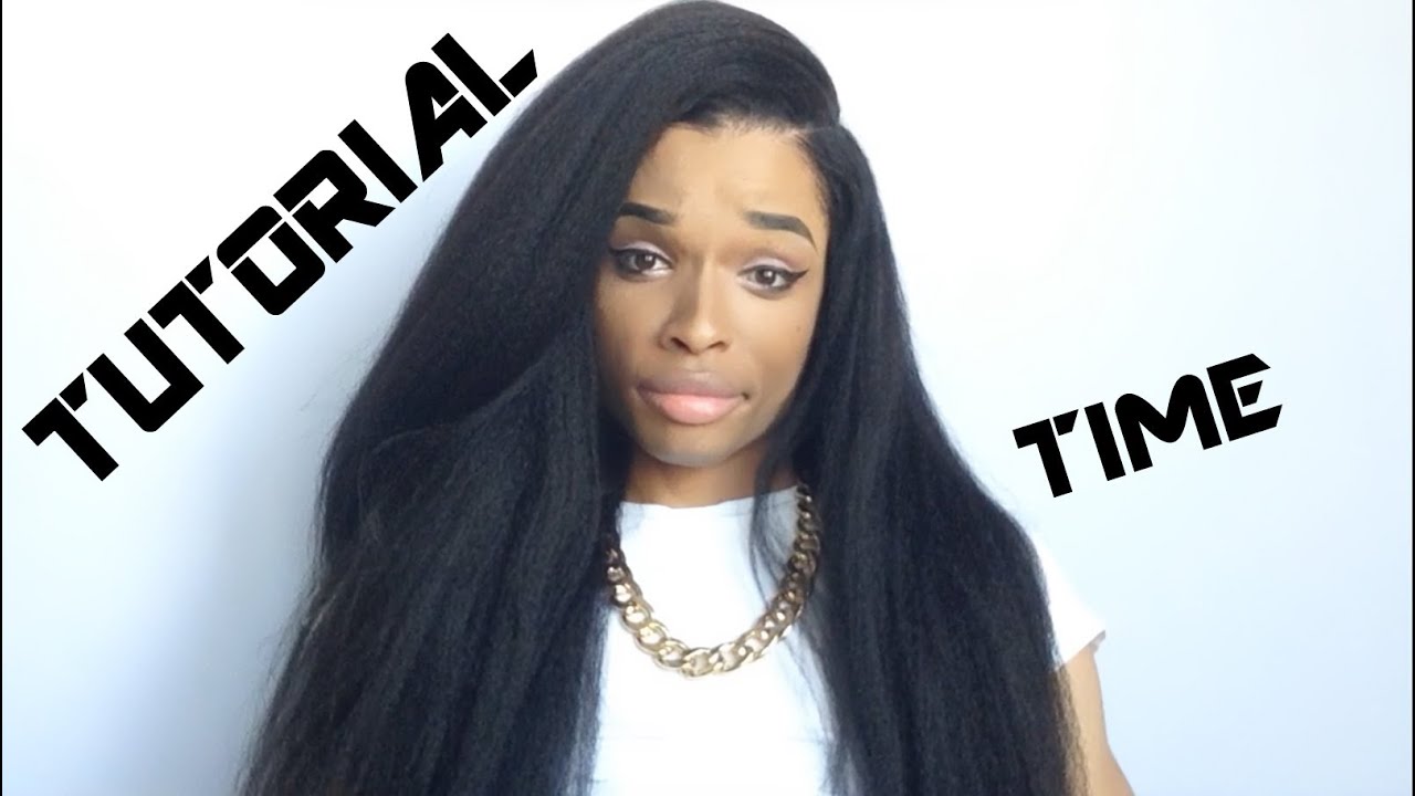 How To: Lay a Natural Italian Yaki Silktop Wig ( Tutorial ) + AprilLaceWigs.com