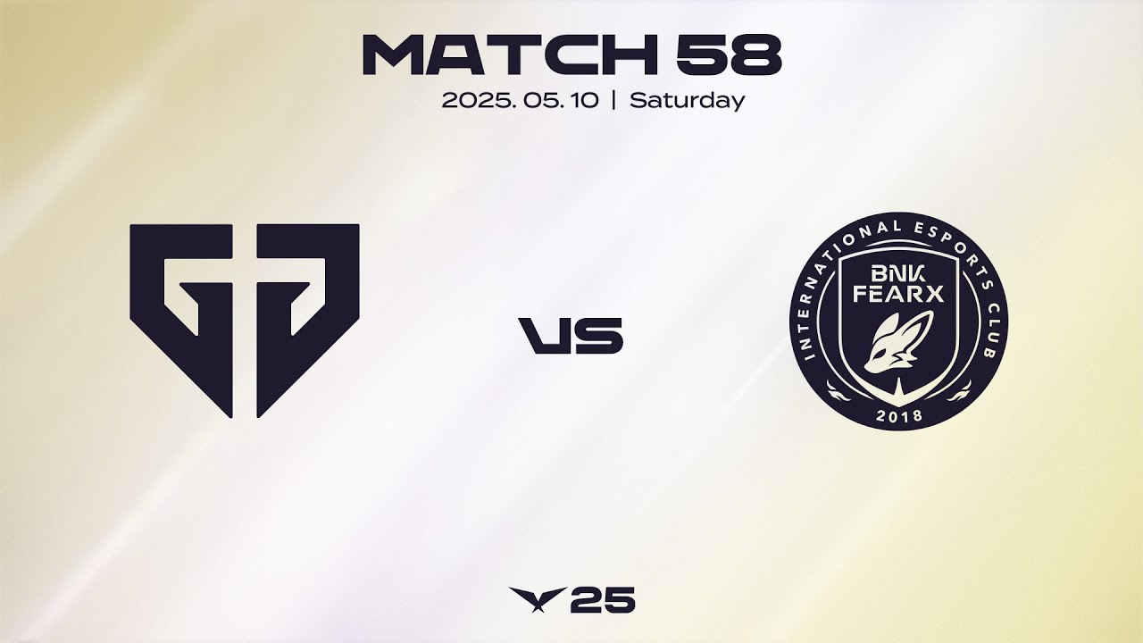 GEN vs BFX | 매치 58 하이라이트 | 05.10 | 2025 LCK