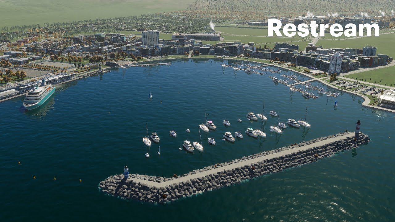 Second port pour notre ville côtière ! - Cities Skylines II