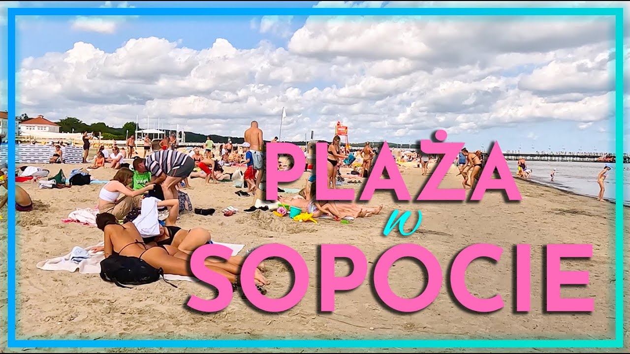 SPACER PO CAŁEJ PLAŻY W SOPOCIE 4K 🏖 Sopot Lato 2023. Plaża & Morze 🌊 Wakacje nad Bałtykiem🌊 #sopot