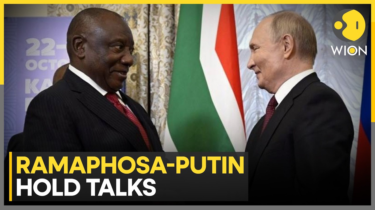 Putin-Ramaphosa Talks: South Africa Backs Peace Efforts, Ukraine Fighters Discussed | WION NEWS