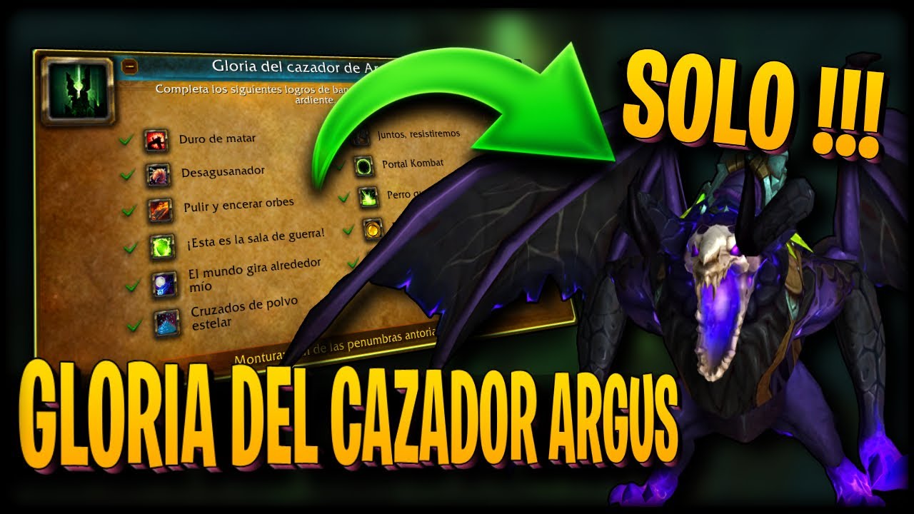 Consigue la Montura de la Gloria del Cazador de Argus (2026) | Solo y Fácil WoW | World of Warcraft