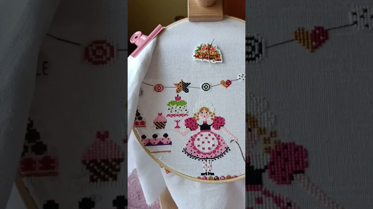 achat aimant sur #vinted, broderie point de croix compté et traditionnelle un peu de blabla 💕🙏