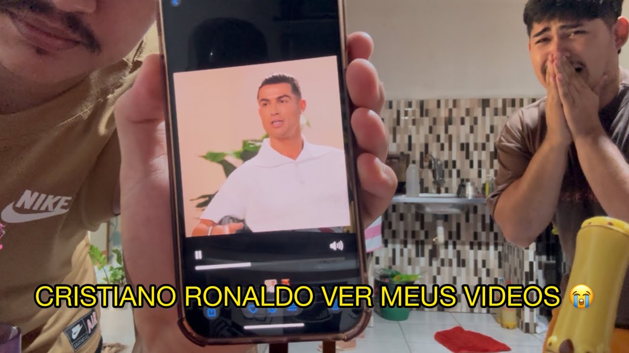 CRISTIANO RONALDO ME MANDOU UM ABRAÇO 😭
