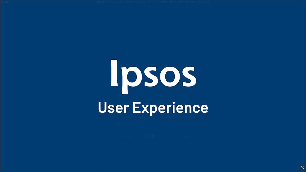 Introducing Ipsos User Experience