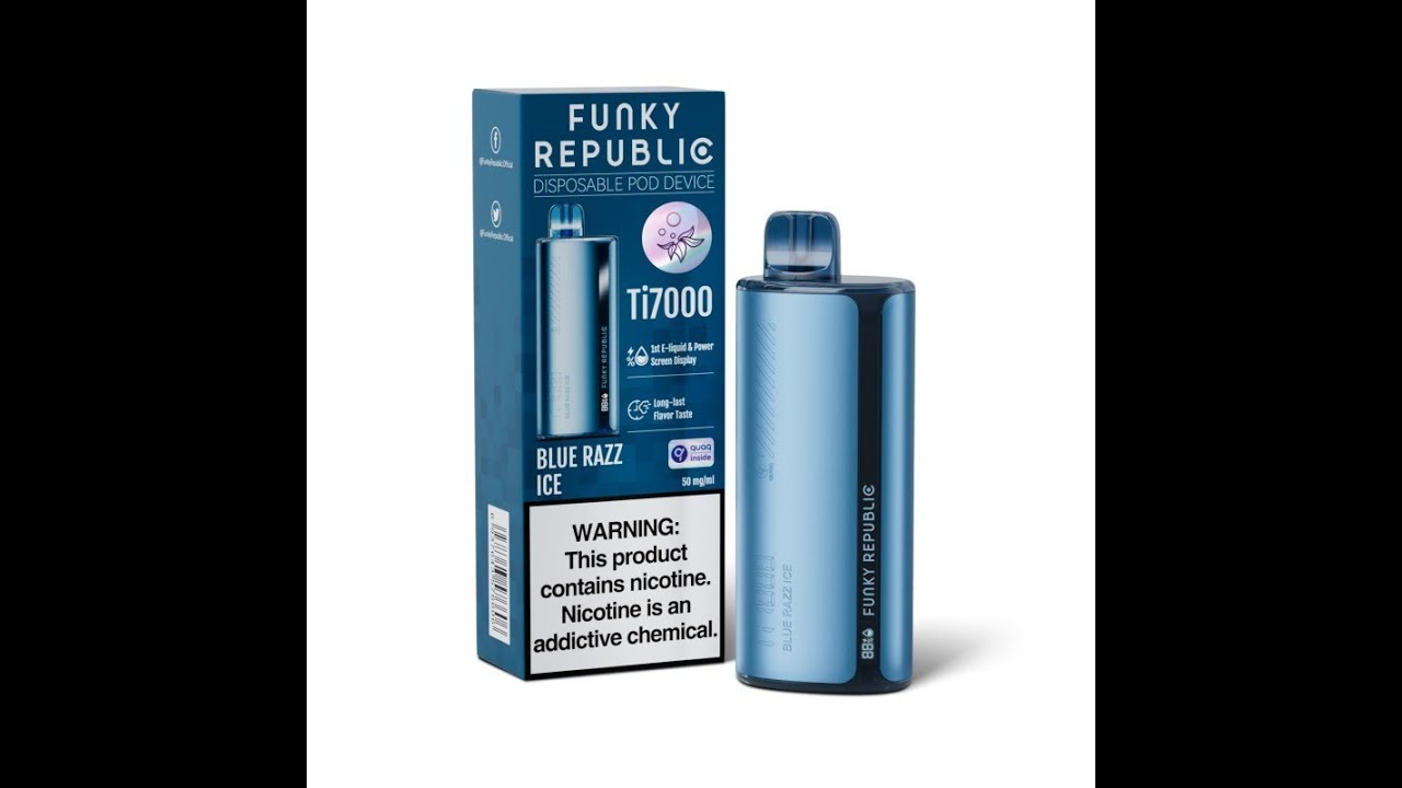 Funky Republic - Blue Razz Ice