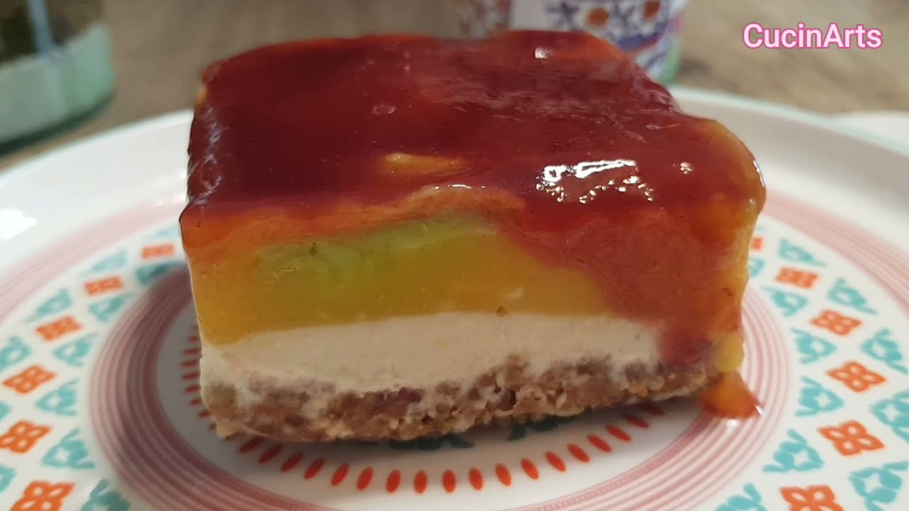 CHEESECAKE - monoporzione- (senza glutine,vegan)senza cottura
