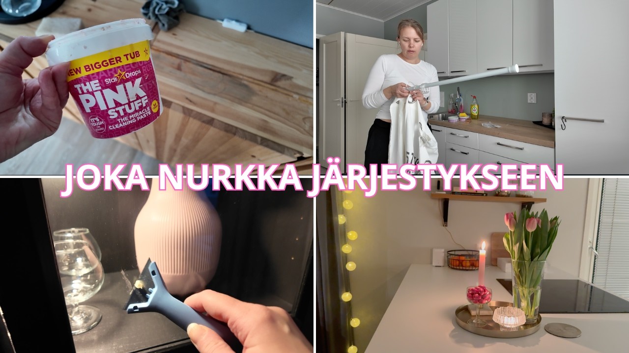 KOKO TALON SIIVOUS JA JÄRJESTELY | Koti kuvauskuntoon haastattelua varten