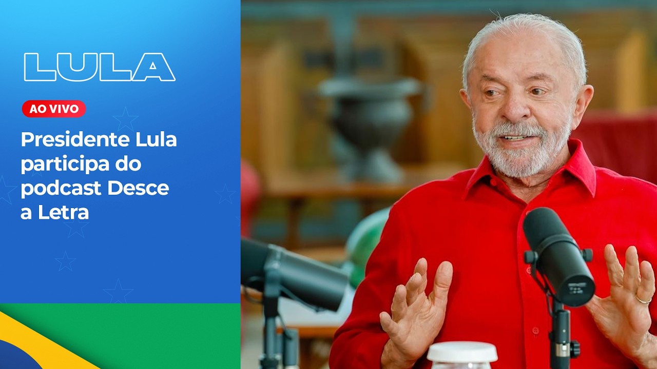 Presidente Lula participa do podcast Desce a Letra
