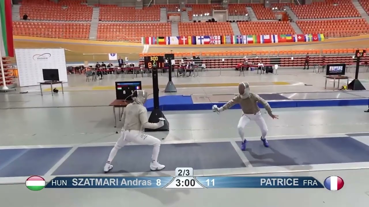 European Championships 2023 SMS - L4 - Andras Szatmari HUN v Sebastien Patrice FRA