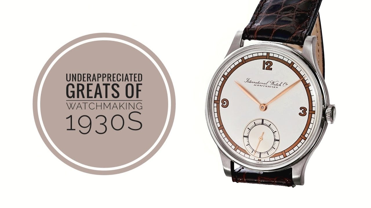 Недооценённые мастера часового дела – 1930-е годы | Armand The Watch Guy