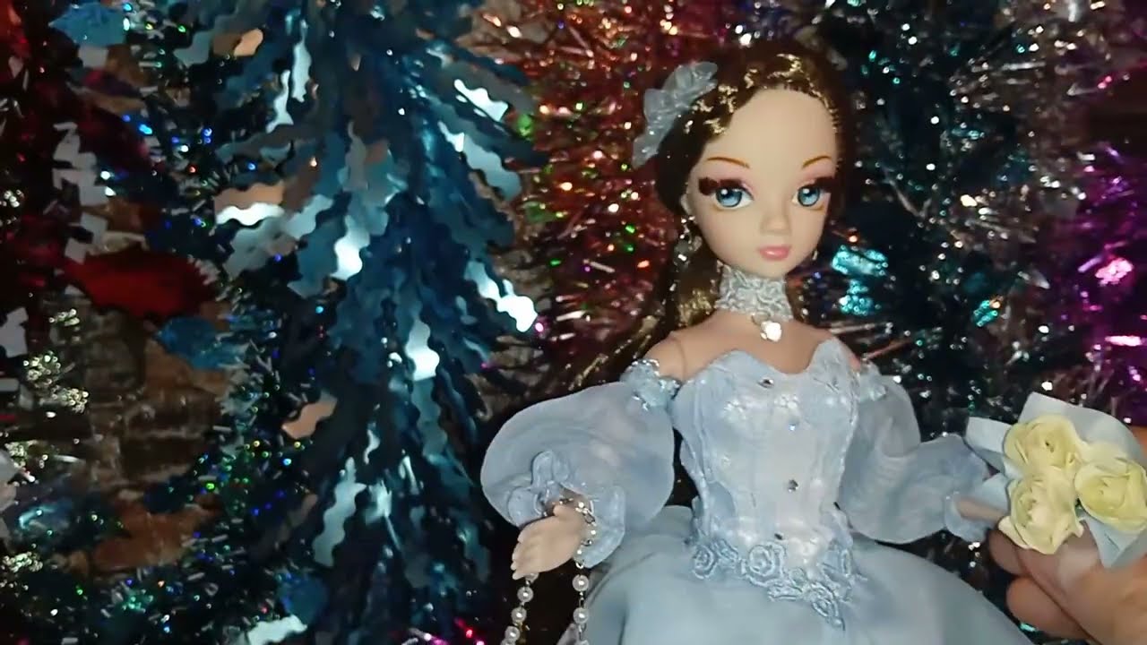 Обзор на куклу Соня Роуз в голубом свадебном платье Sonya Rose