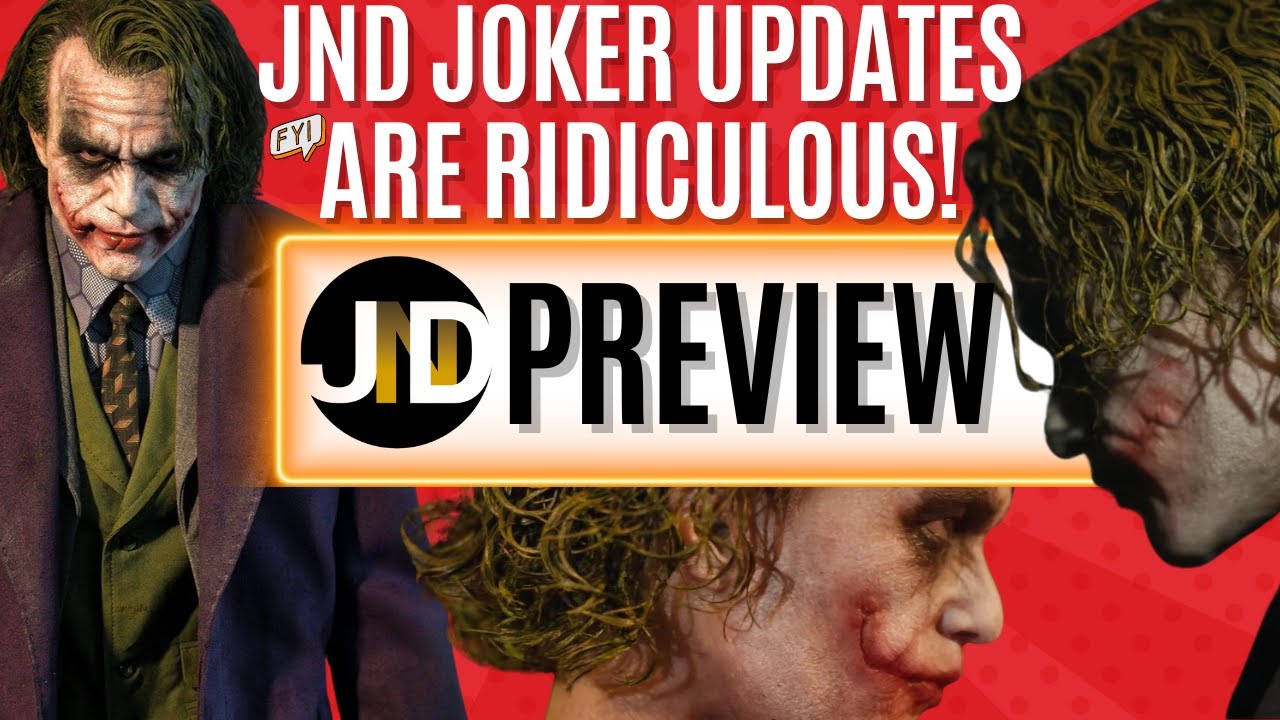 JND Kojun Works Joker Heath Ledger MAJOR UPDATES | JND Studios Joker 1/6 Preview