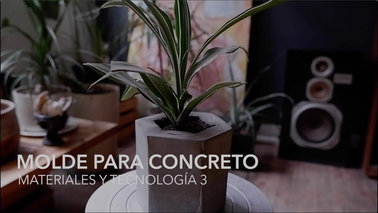 Tutorial - Molde de cartón para concreto