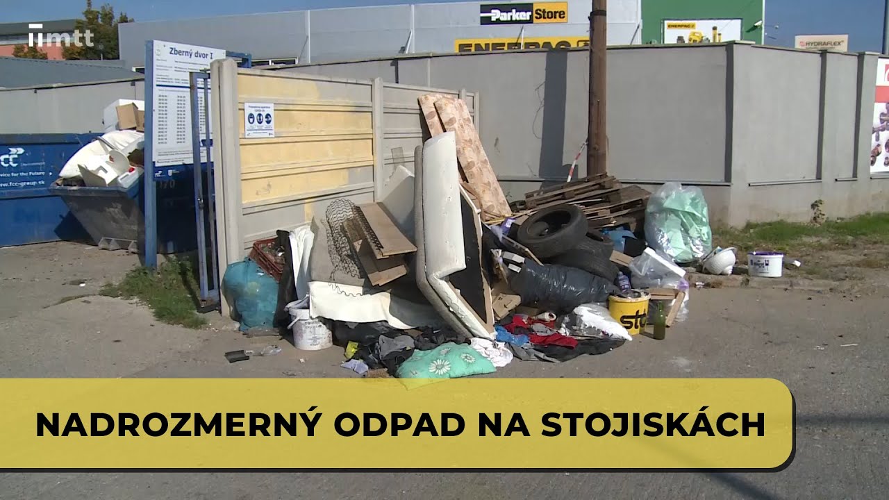 Nadrozmerný odpad na stojiskách
