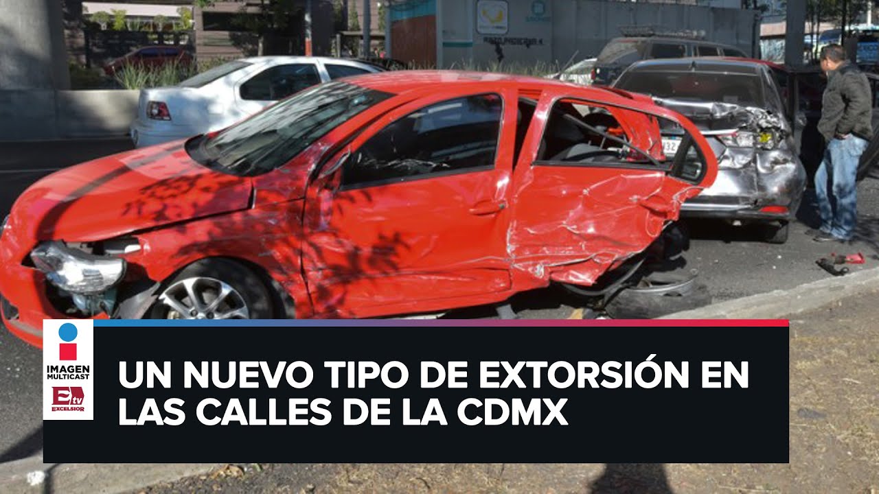 Así operan los montachoques para extorsionar a conductores