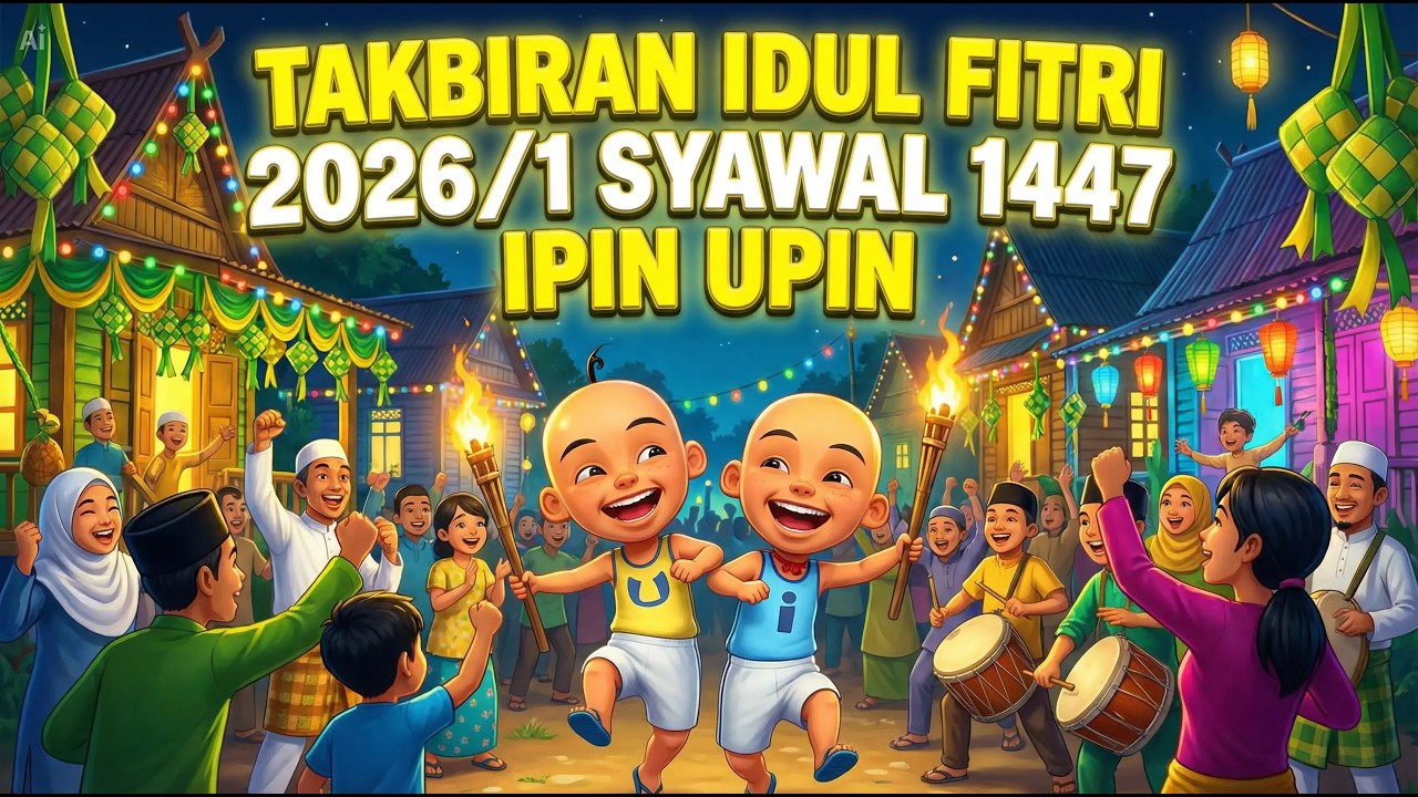 TAKBIRAN IDUL FITRI 2026/1 SYAWAL 1447 IPIN UPIN