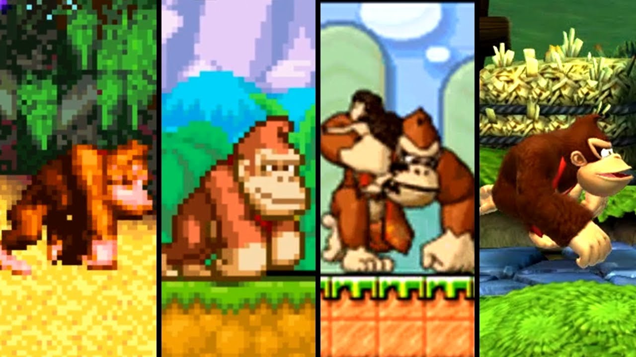 Evolution of Donkey Kong  in 2D Games (1981-2019)