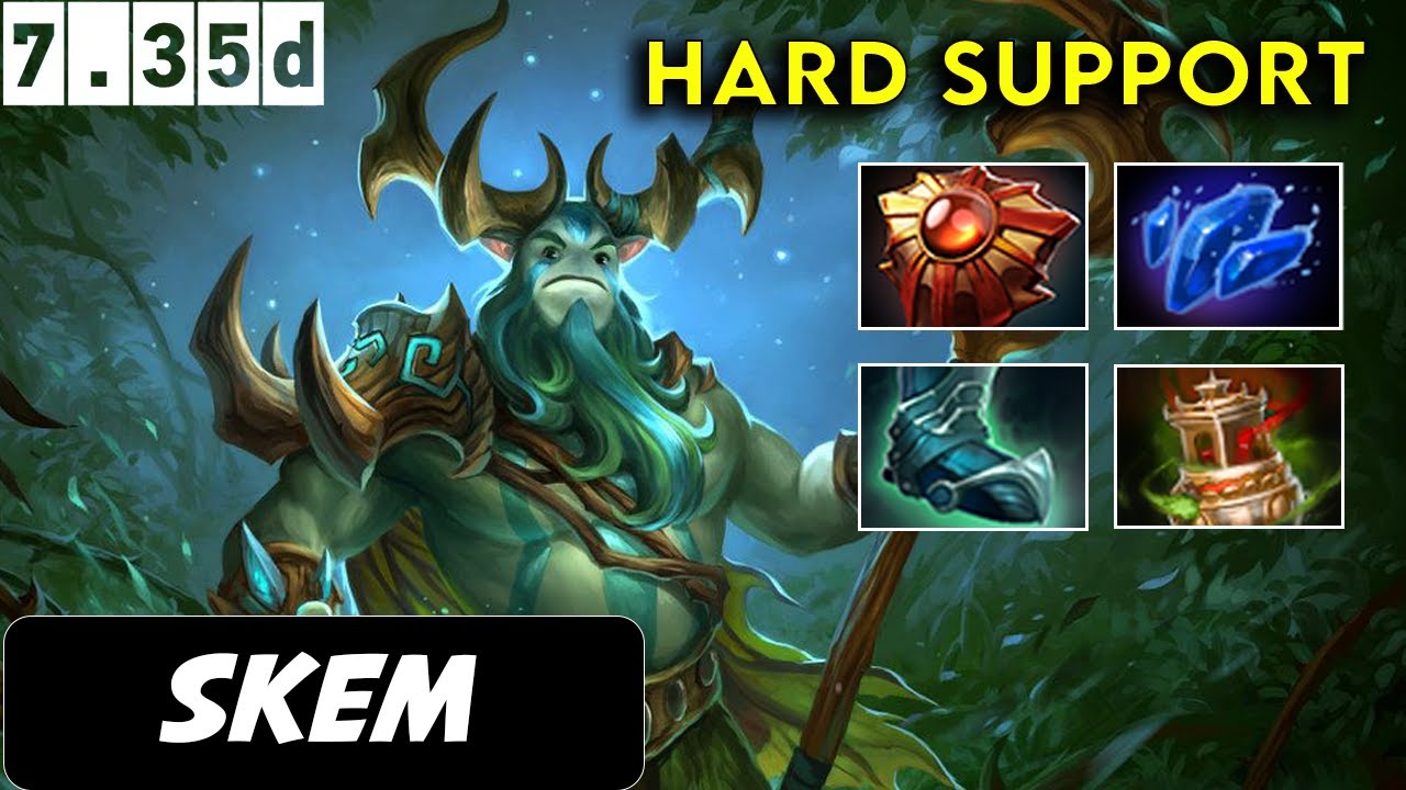 Skem Nature Prophet Hard Support - Dota 2 Patch 7.35d Pro Pub Gameplay
