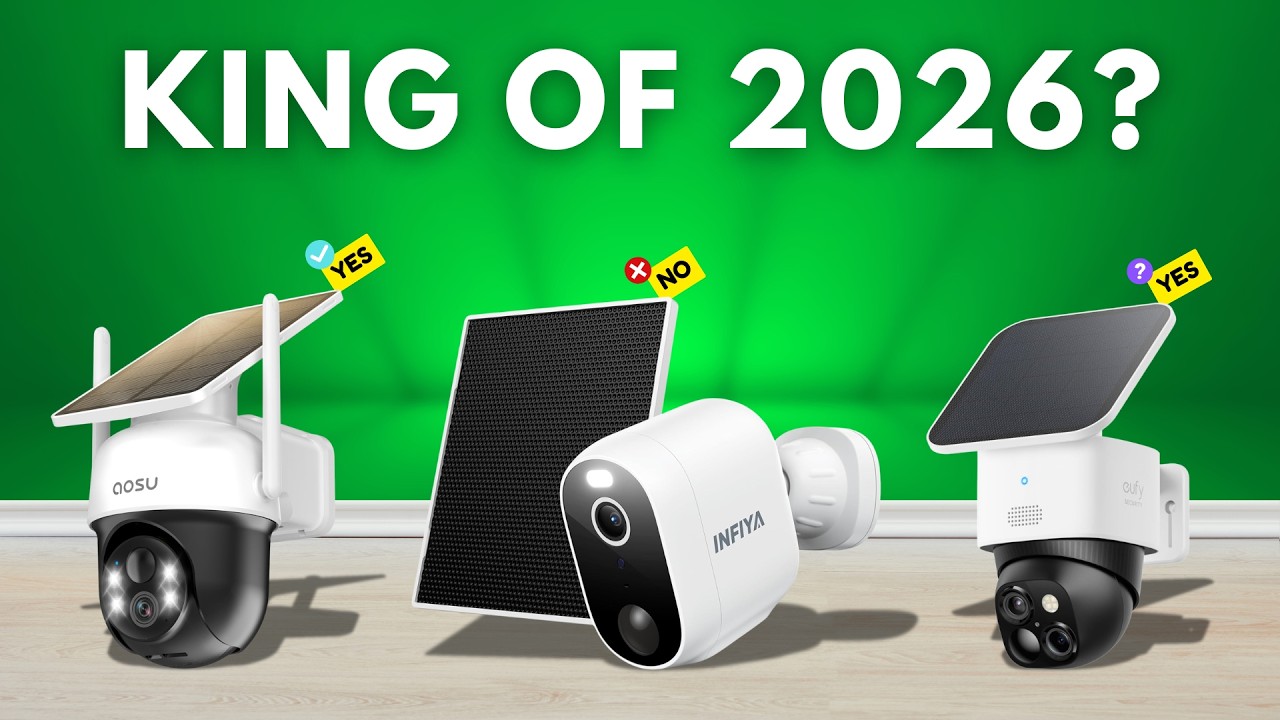Best Solar Powered Security Cameras 2026 [watch before you buy]