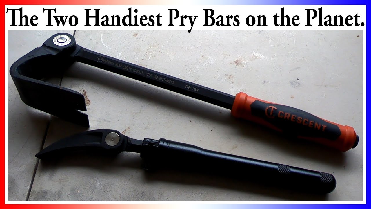 The Two Handiest Pry Bars on the Planet.