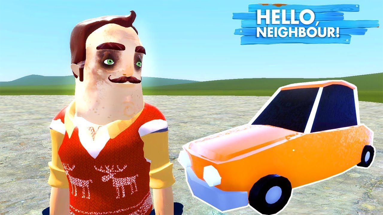 KÖTÜ KOMŞU WILSON ARABASIYLA YARIŞTIM - Hello Neighbor