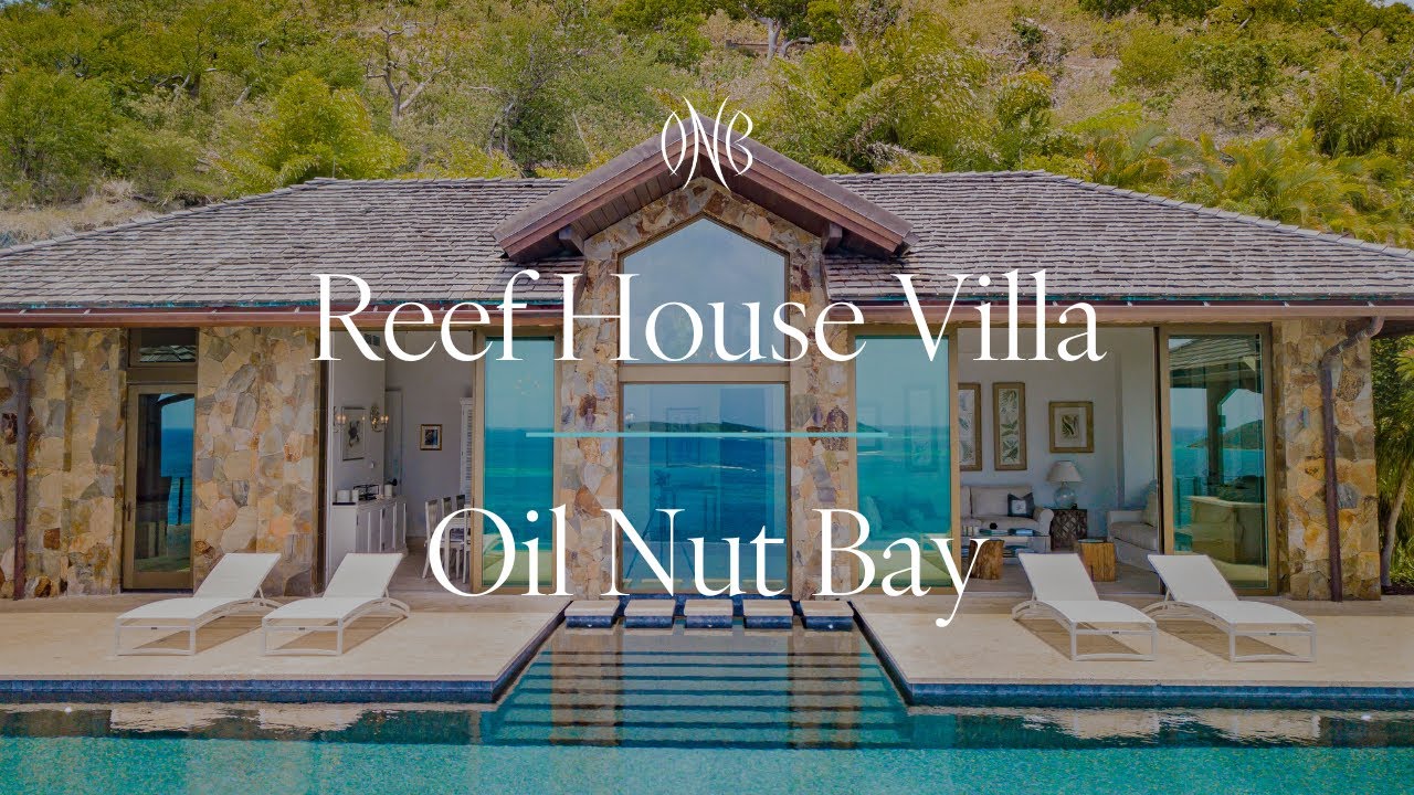 Reef House | 3-Bedroom Estate Villa with Infinity Pool & Necker Island Views | Oil Nut Bay, BVI