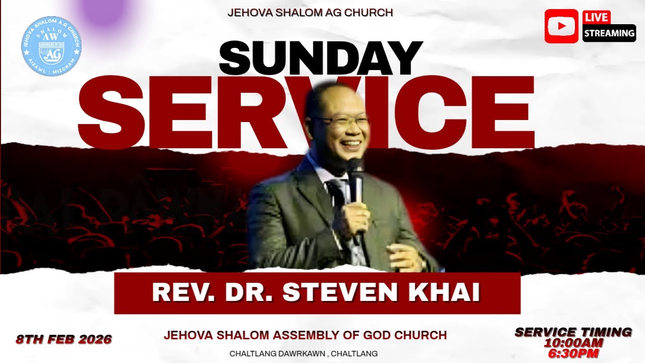JSAG CHURCH SUNDAY SERVICES | REV. DR. STEVEN KHAI | 1ST FEB 2026