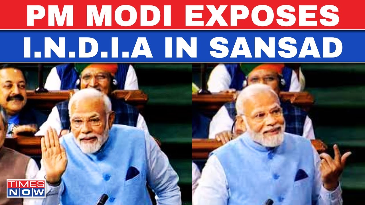 PM Modi Speech LIVE | Parliament Session | INDIA Alliance | Congress Vs BJP | Navika Kumar| Newshour