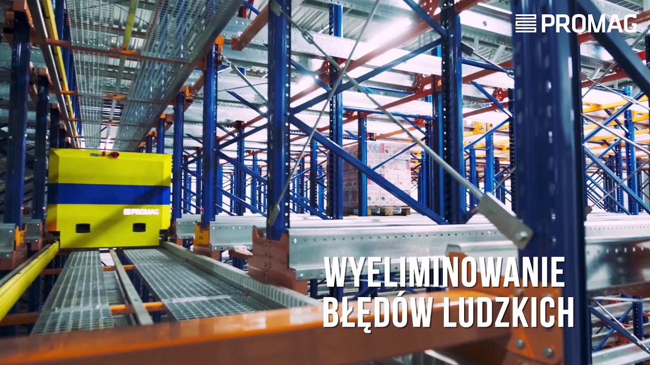Regały automatyczne AutoMAG Mover w OSM WART-MILK w Sieradzu