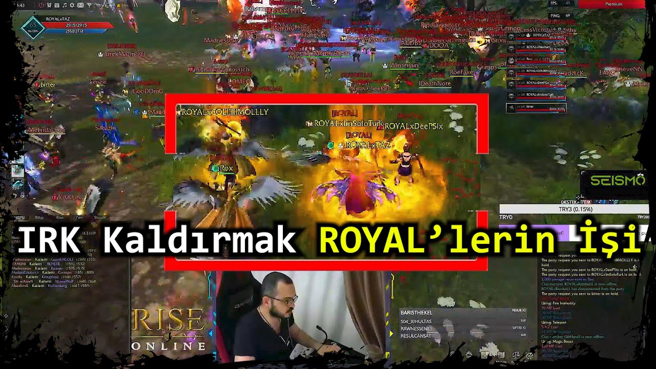 ROYAL & Mage PK Anca Bu Kadar Profesyonel Rahat Olabilir & Rise Online World
