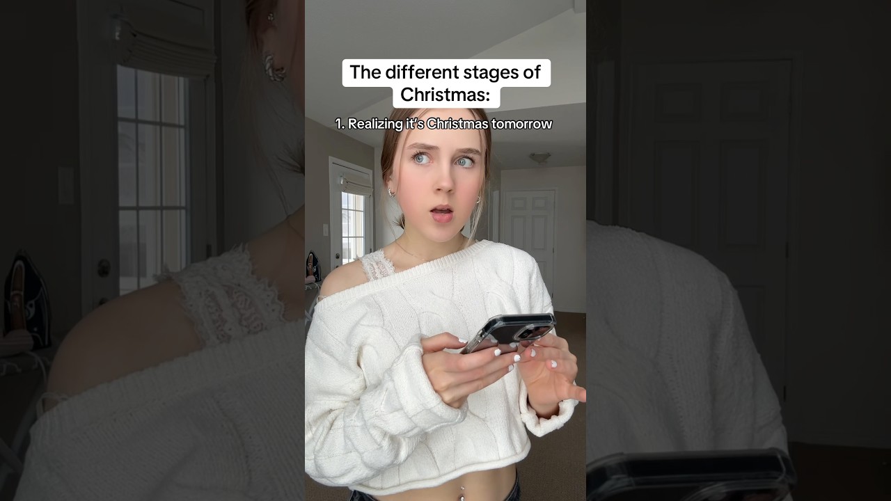 POV: the different stages of Christmas 🎄 #comedy #pov #skit #relatabe