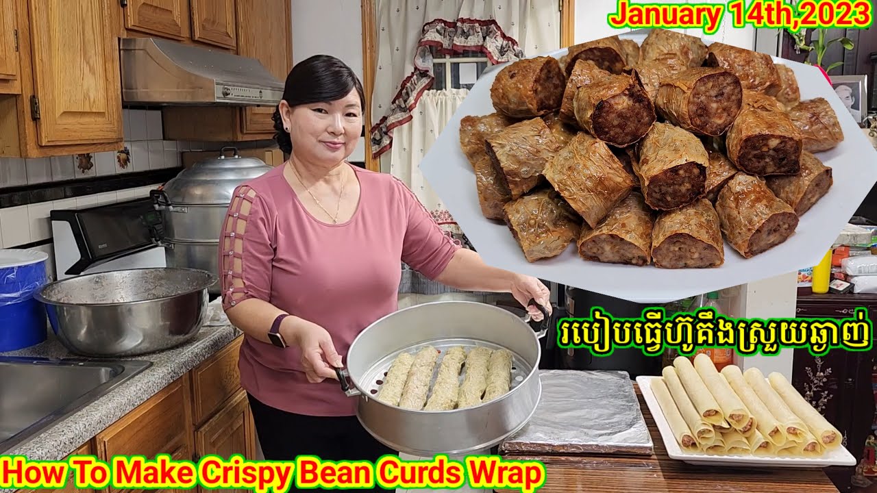 How To Make Crispy Shrimps & Pork Bean Curds Wrapped on Saturday 01.14.23