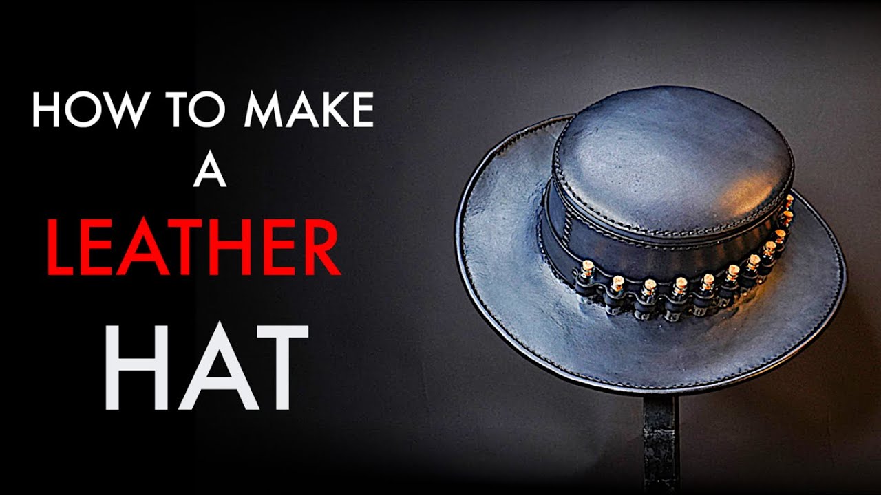 DIY Leather Hat- Tutorial and Pattern Download